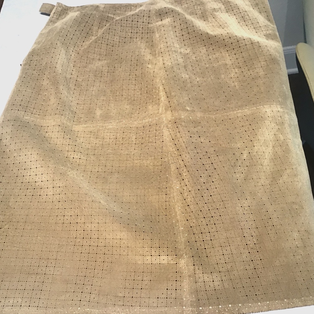 Calvin Kleine Genuine Suede Skirt Medium Size Women’s